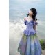Cyans Qing Monet's Water Lilies Corset Top II Skirts and Sets(4 Colours/Full Payment Without Shipping)
